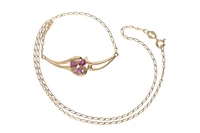 Collier con diamanti e rubini - Asta Preziosi