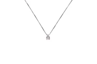 Collier punto luce con diamante - Asta Preziosi