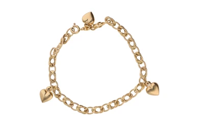 Bracciale con charms a forma di cuore - Asta Preziosi