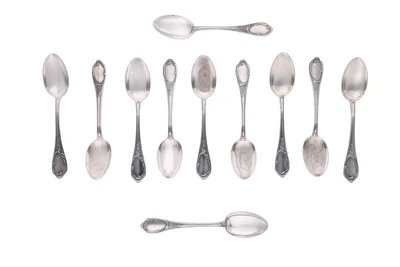 Clementi per Milici, cucchiaini da caffe' - Asta Preziosi