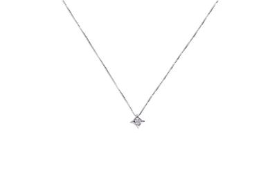 Collier punto luce con diamante - Asta Preziosi