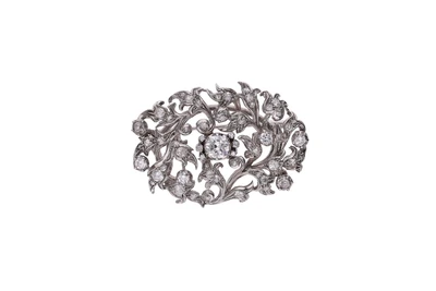 Spilla con diamanti - Asta Preziosi