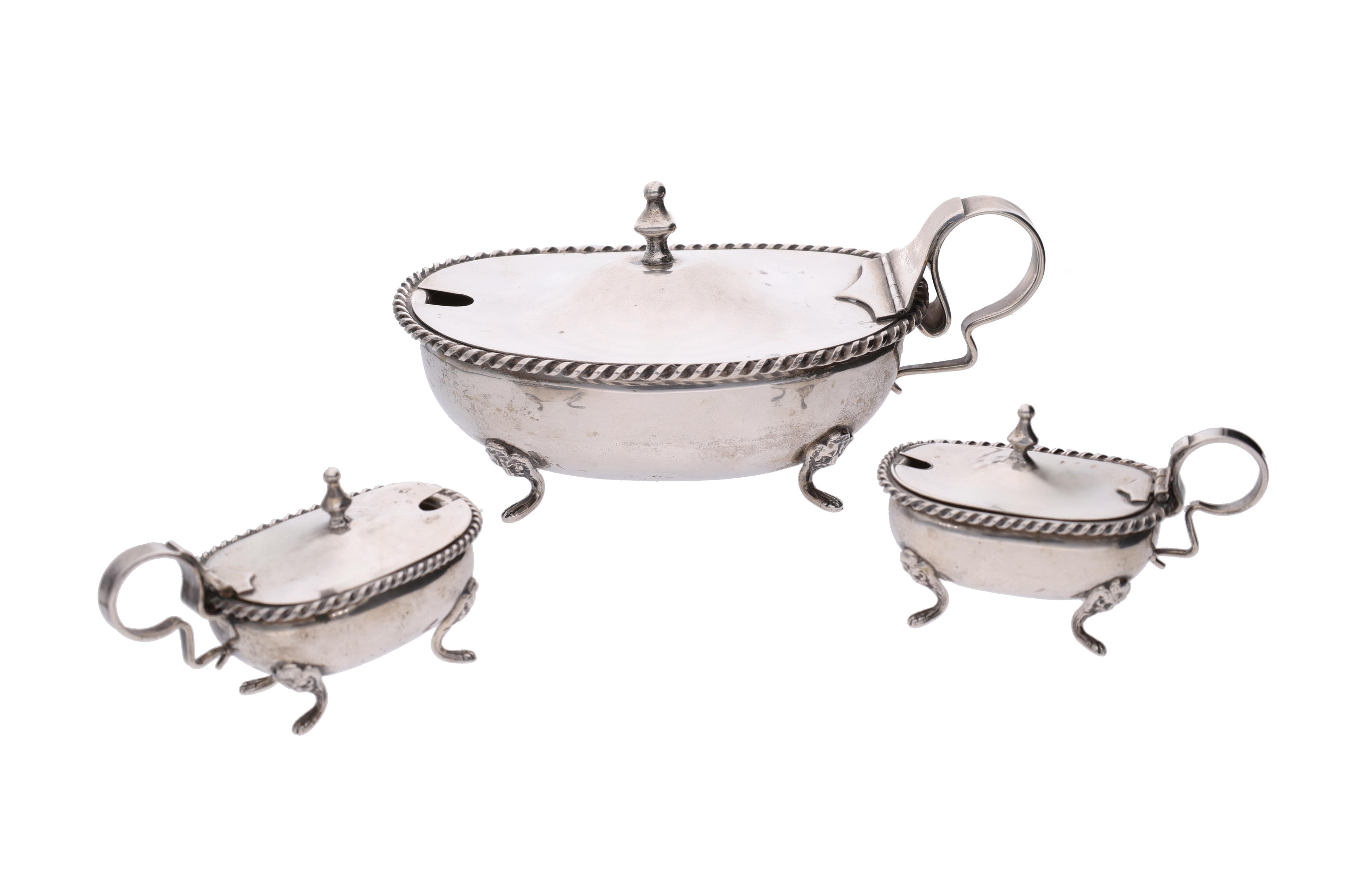 Formaggera e due saliere - Asta Preziosi