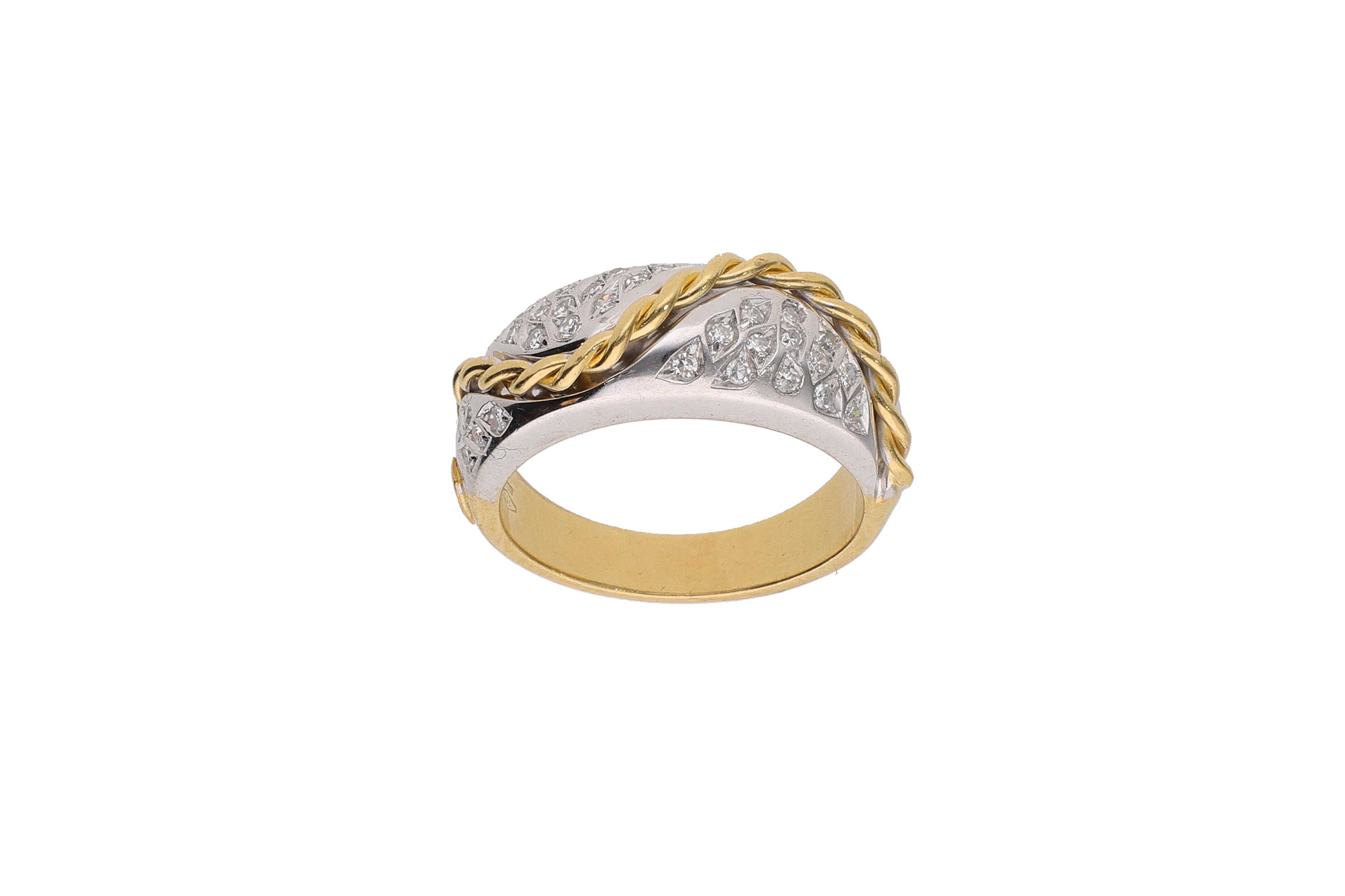Recarlo, anello con diamanti - Asta Preziosi