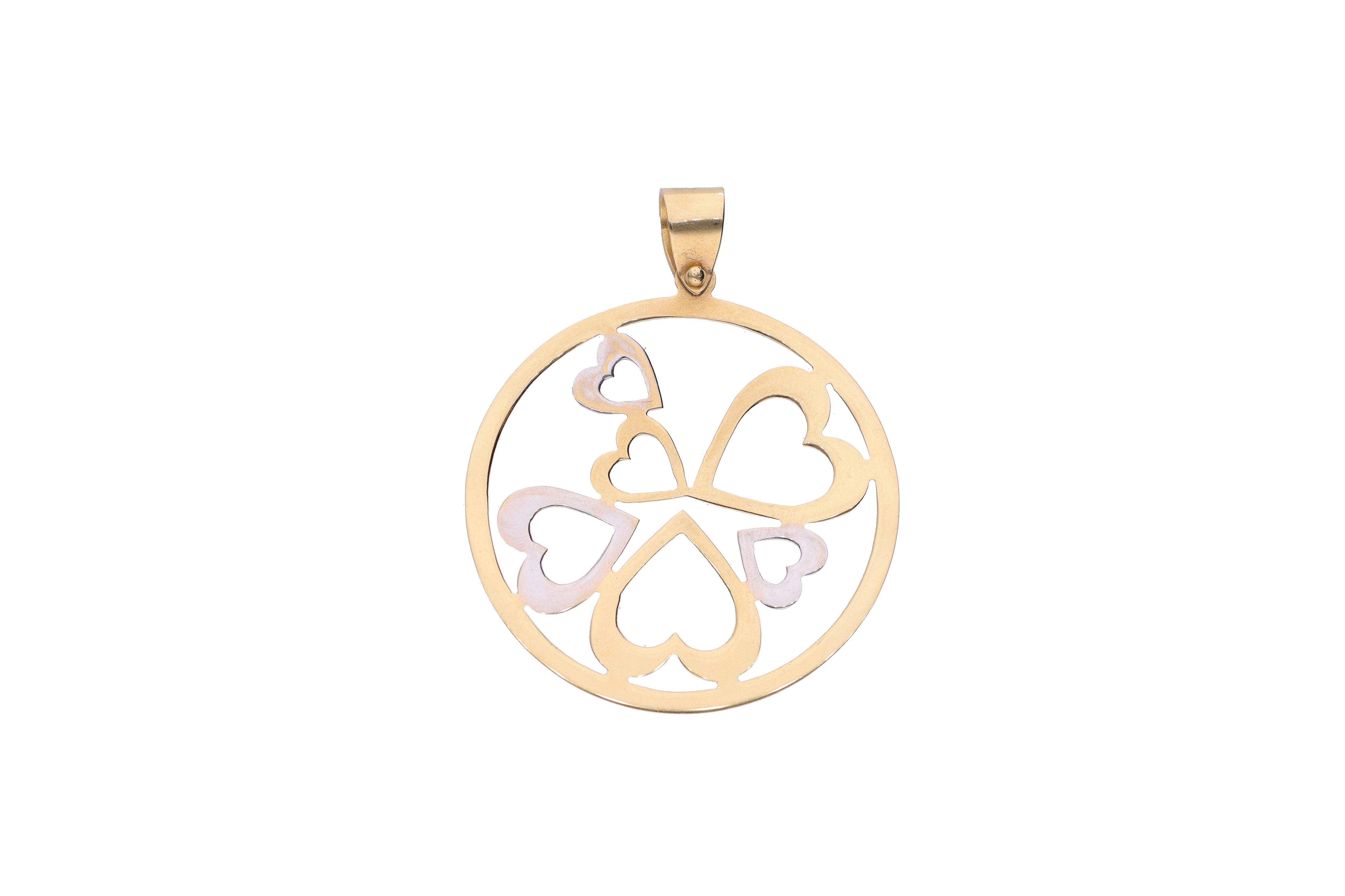 Ciondolo con cuori - Asta Preziosi