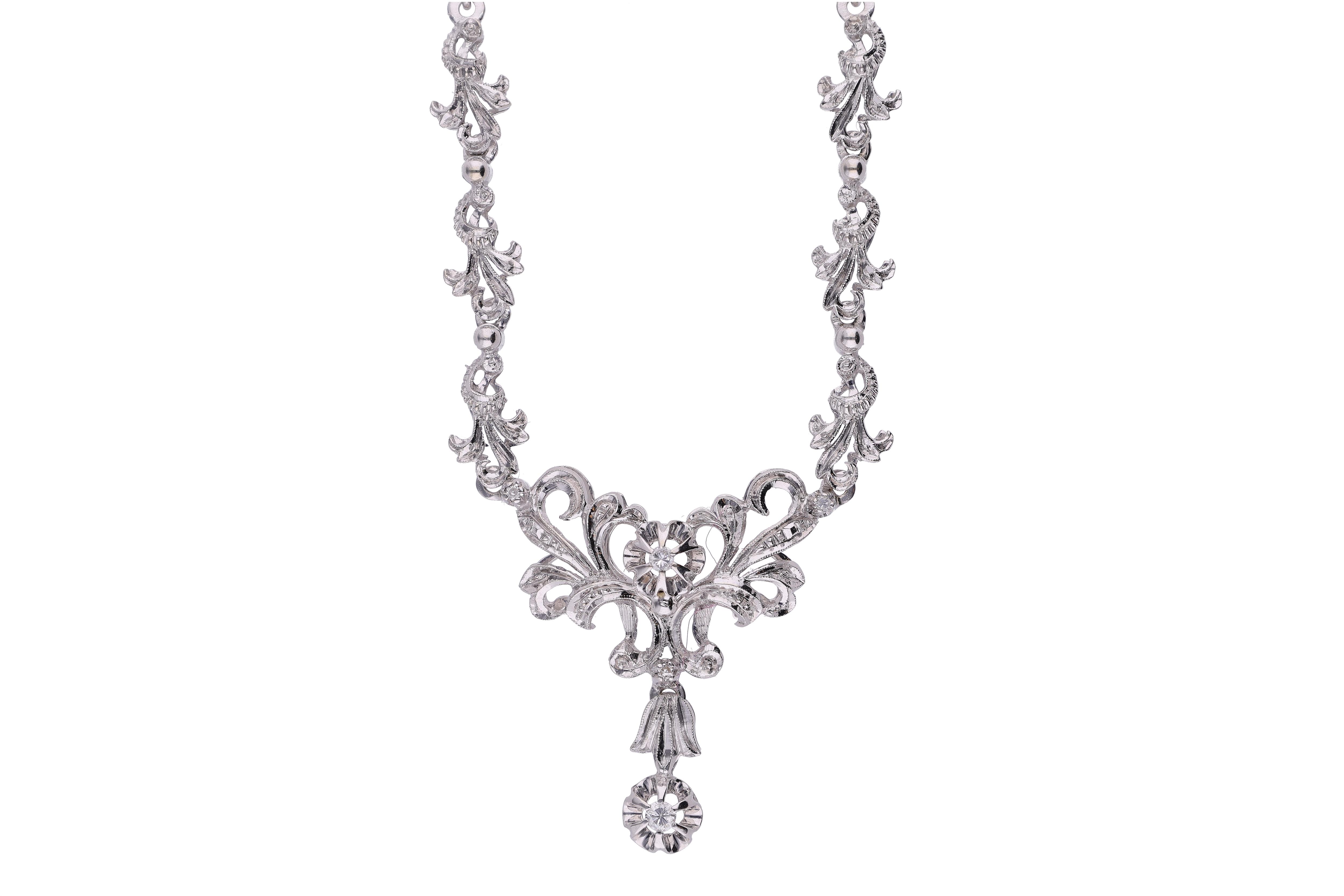 Collier con diamanti - Asta Preziosi
