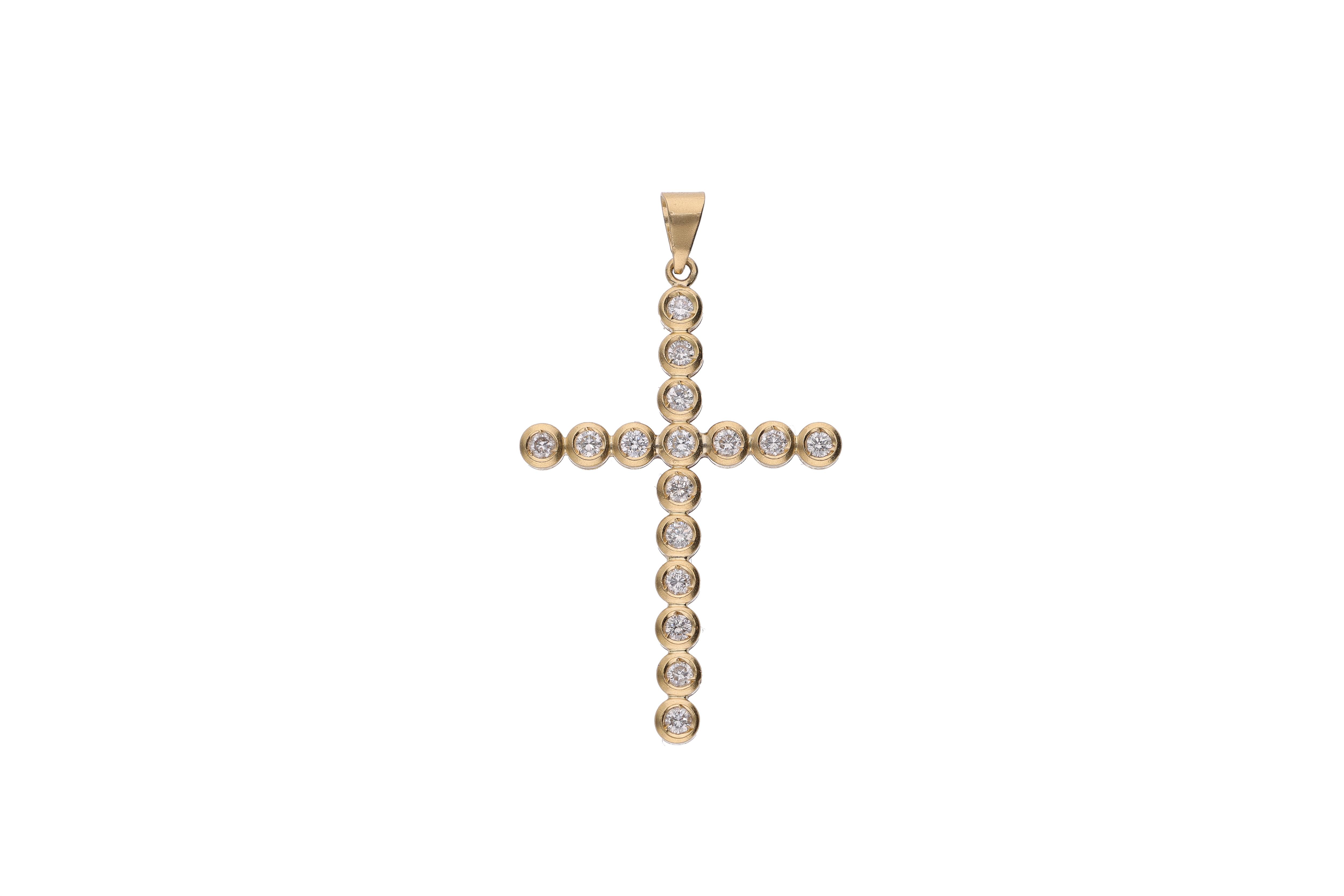 Croce con diamanti - Asta Preziosi