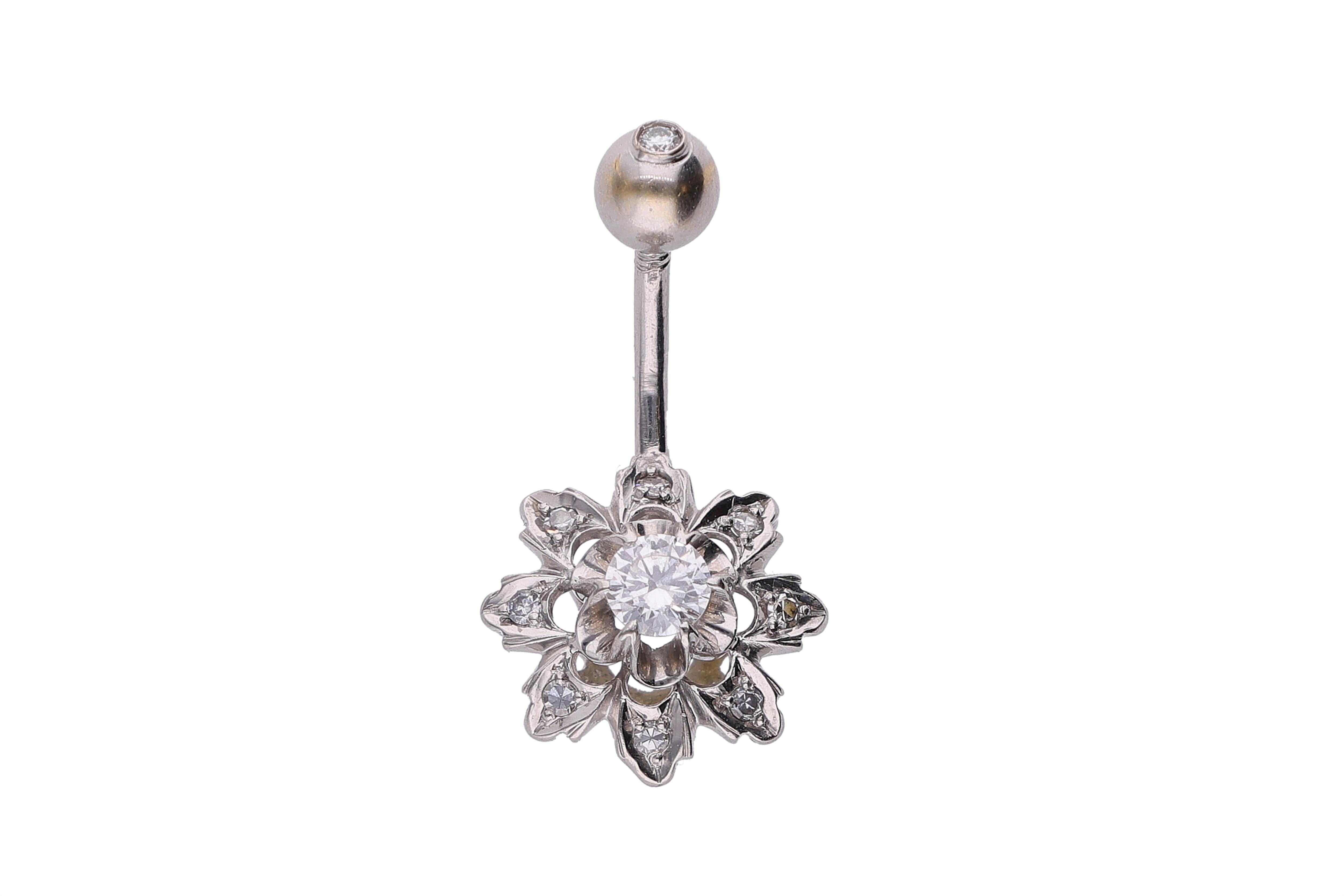 Piercing con diamanti - Asta Preziosi