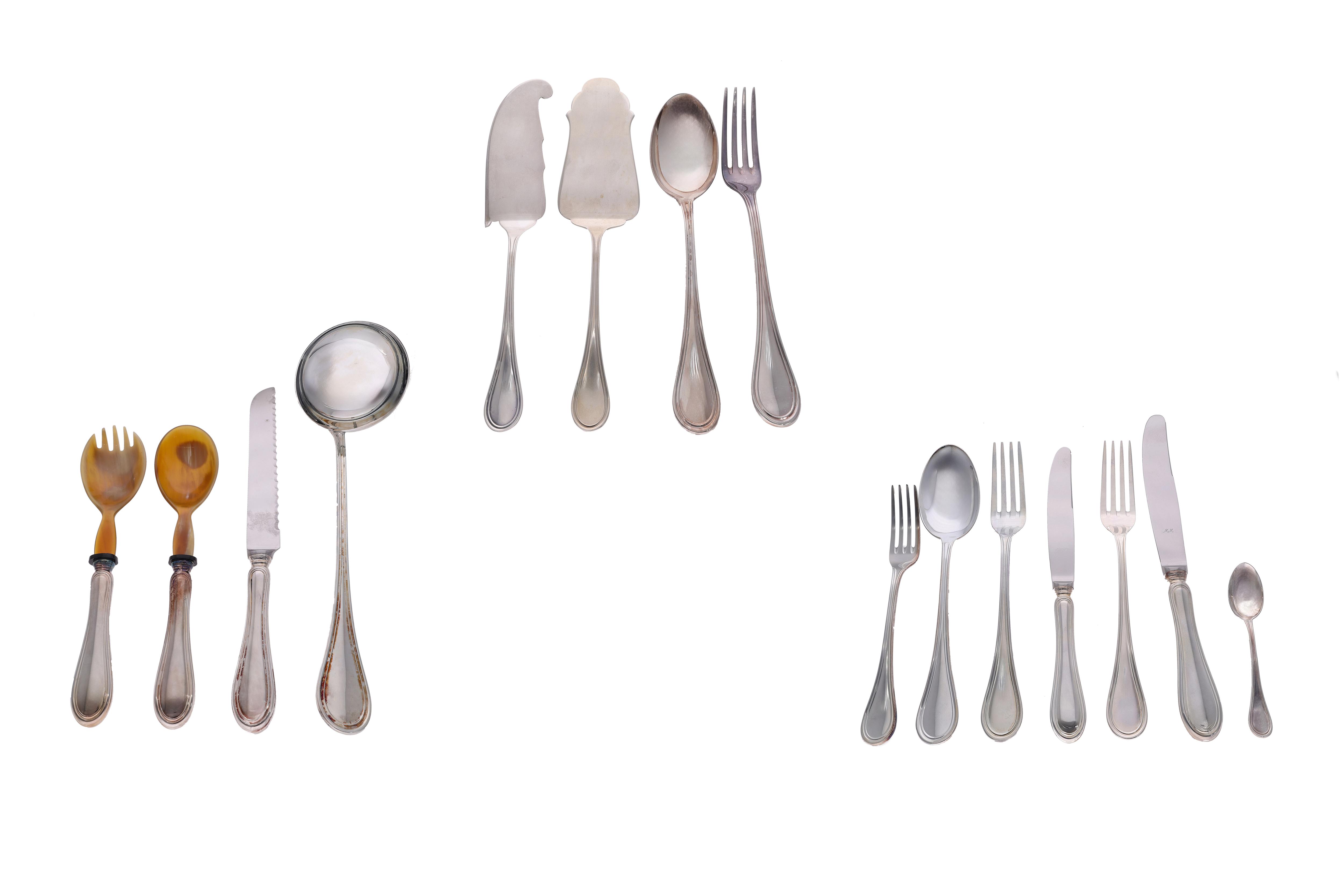 Servizio di posate stile inglese - Asta Preziosi