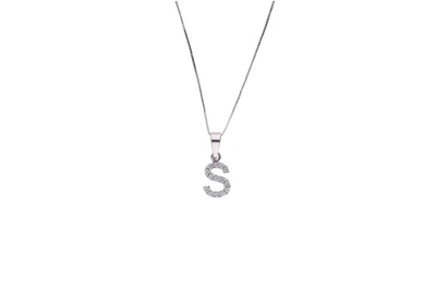 Collana e ciondolo con pietre incolori - Preziosi Online