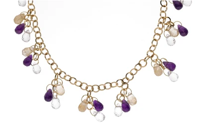 Collier con quarzi di vari colori - Preziosi Online
