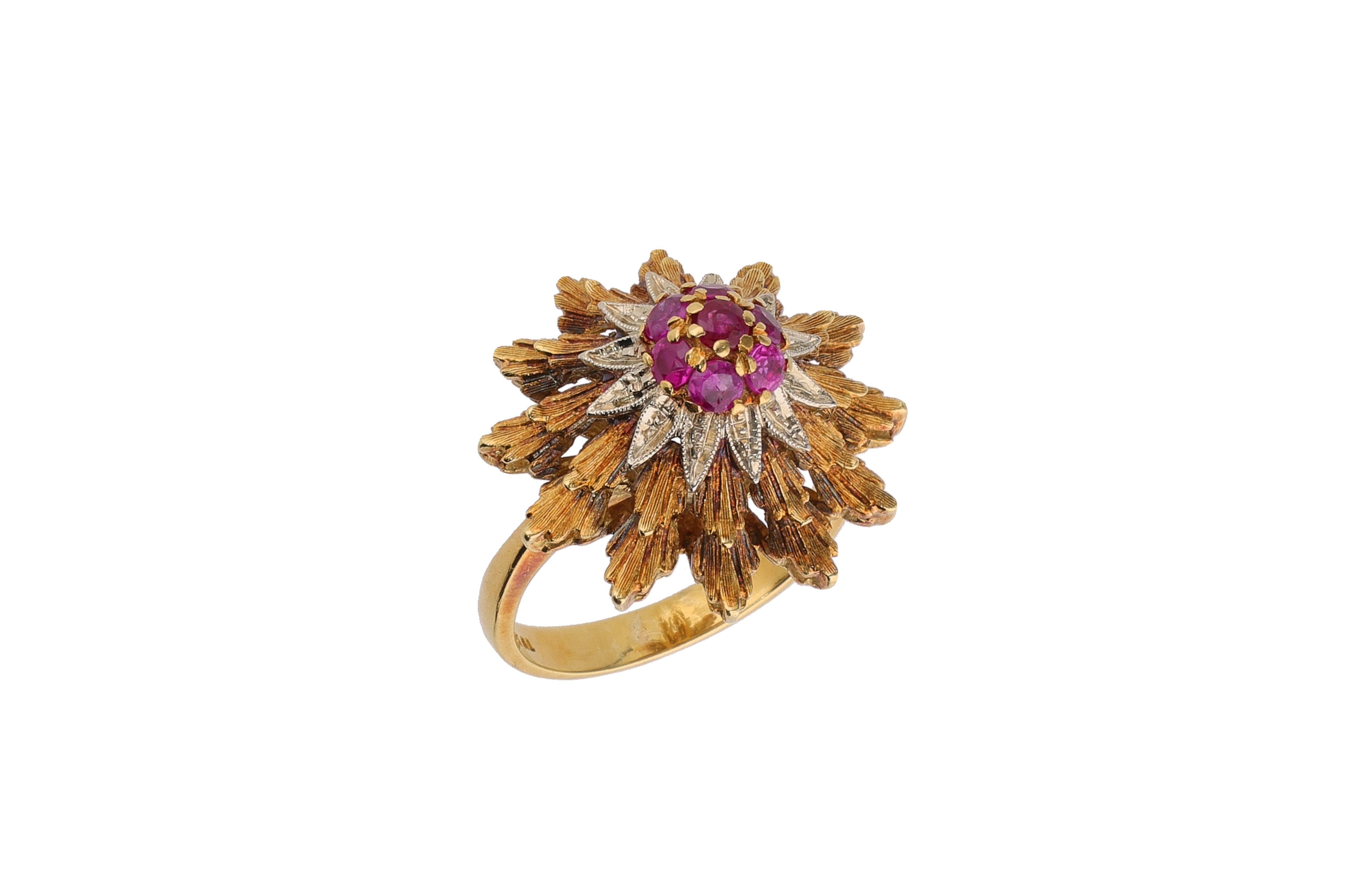 Anello con rubini - Preziosi Online