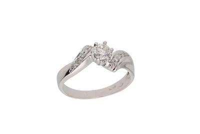 Anello con diamanti - Asta Preziosi