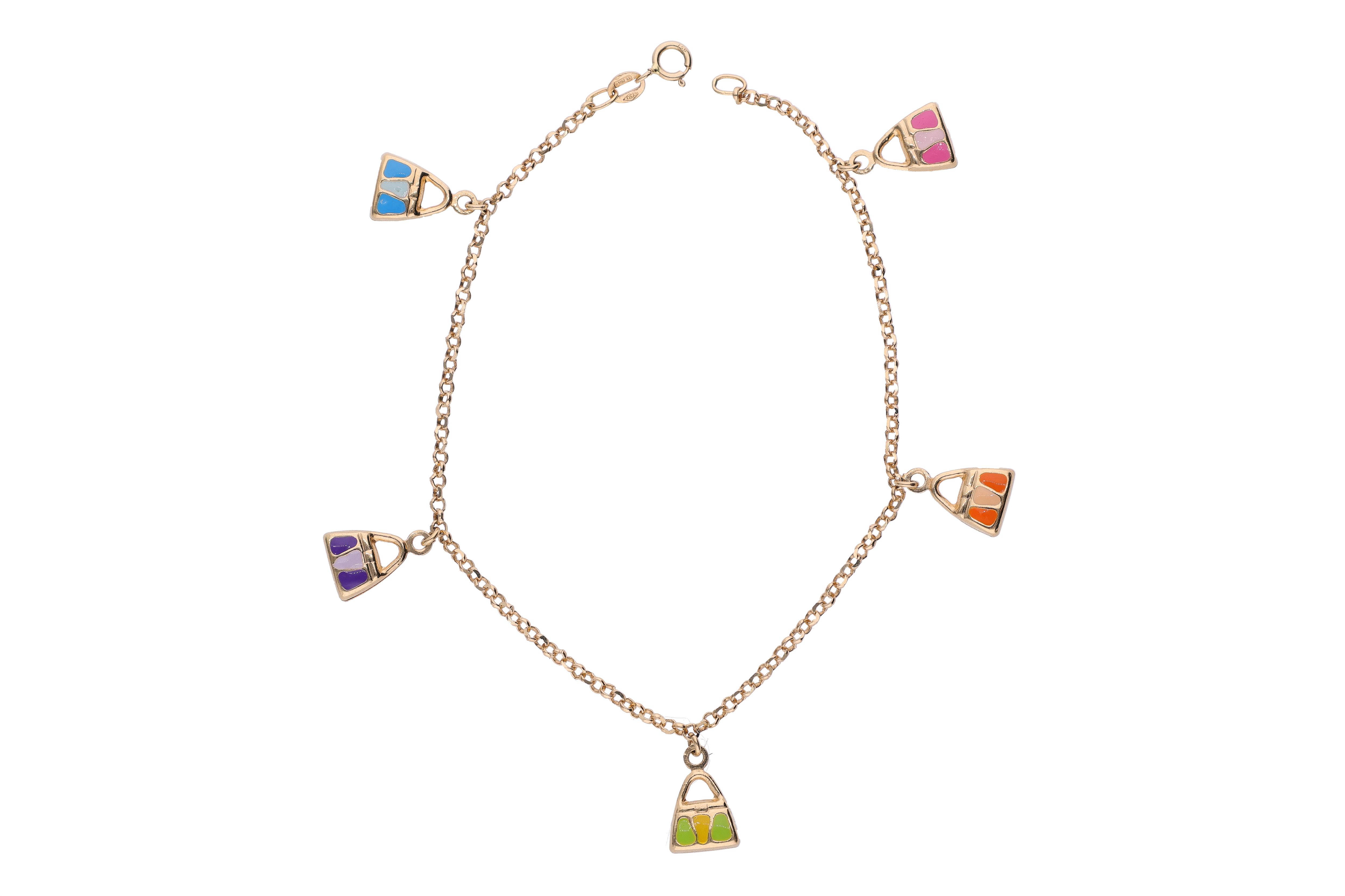Bracciale con charms - Asta Preziosi