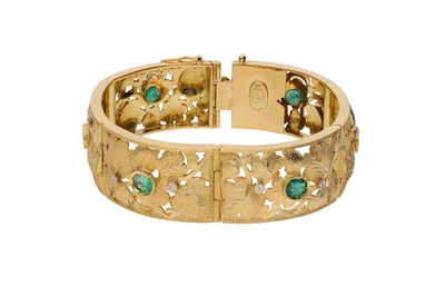 Bracciale con smeraldi - Asta Preziosi