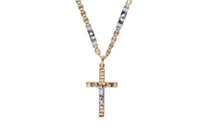 Collana e crocetta - Asta Preziosi