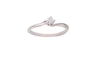 Marika, anello con diamante - Asta Preziosi
