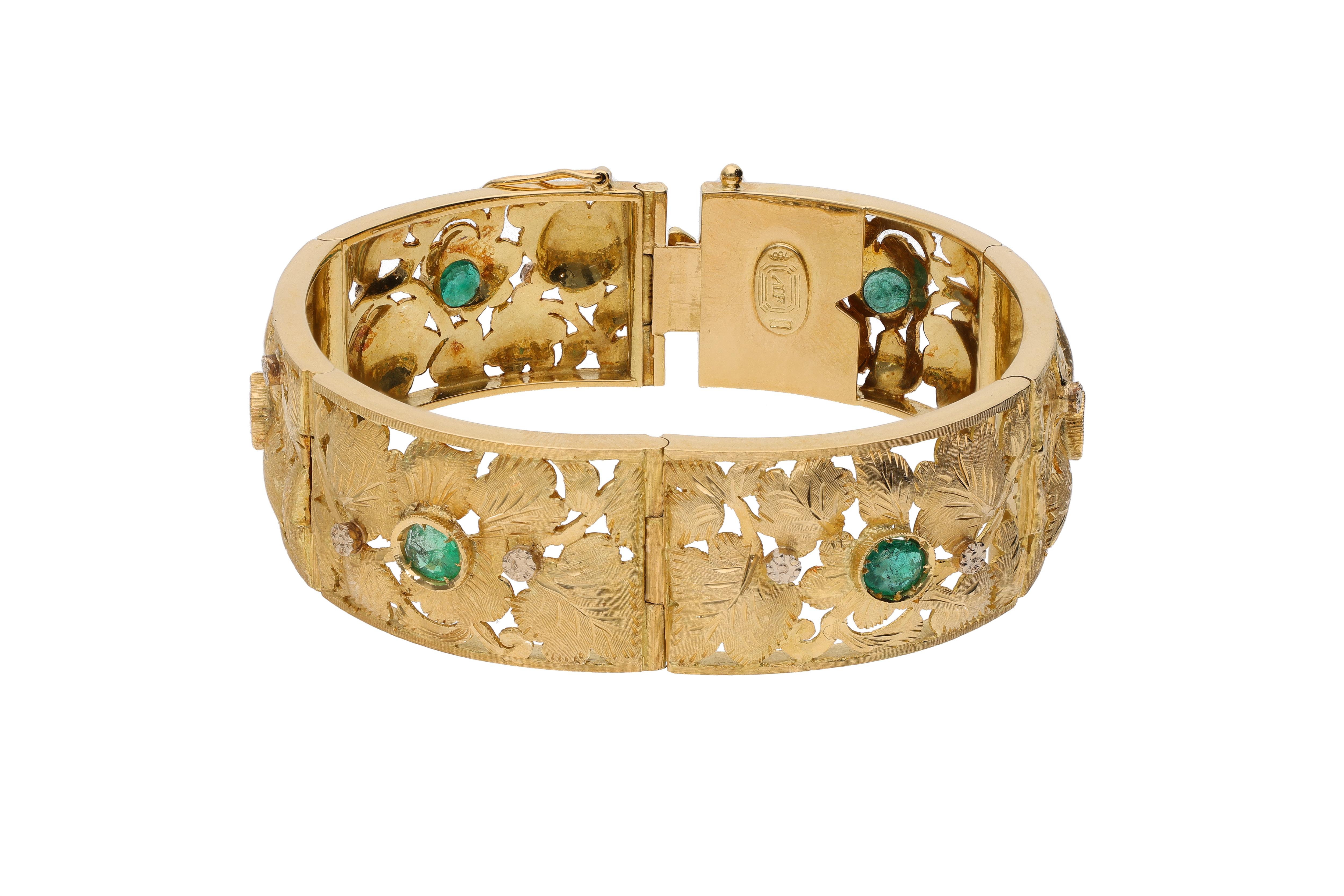 Bracciale con smeraldi - Asta Preziosi
