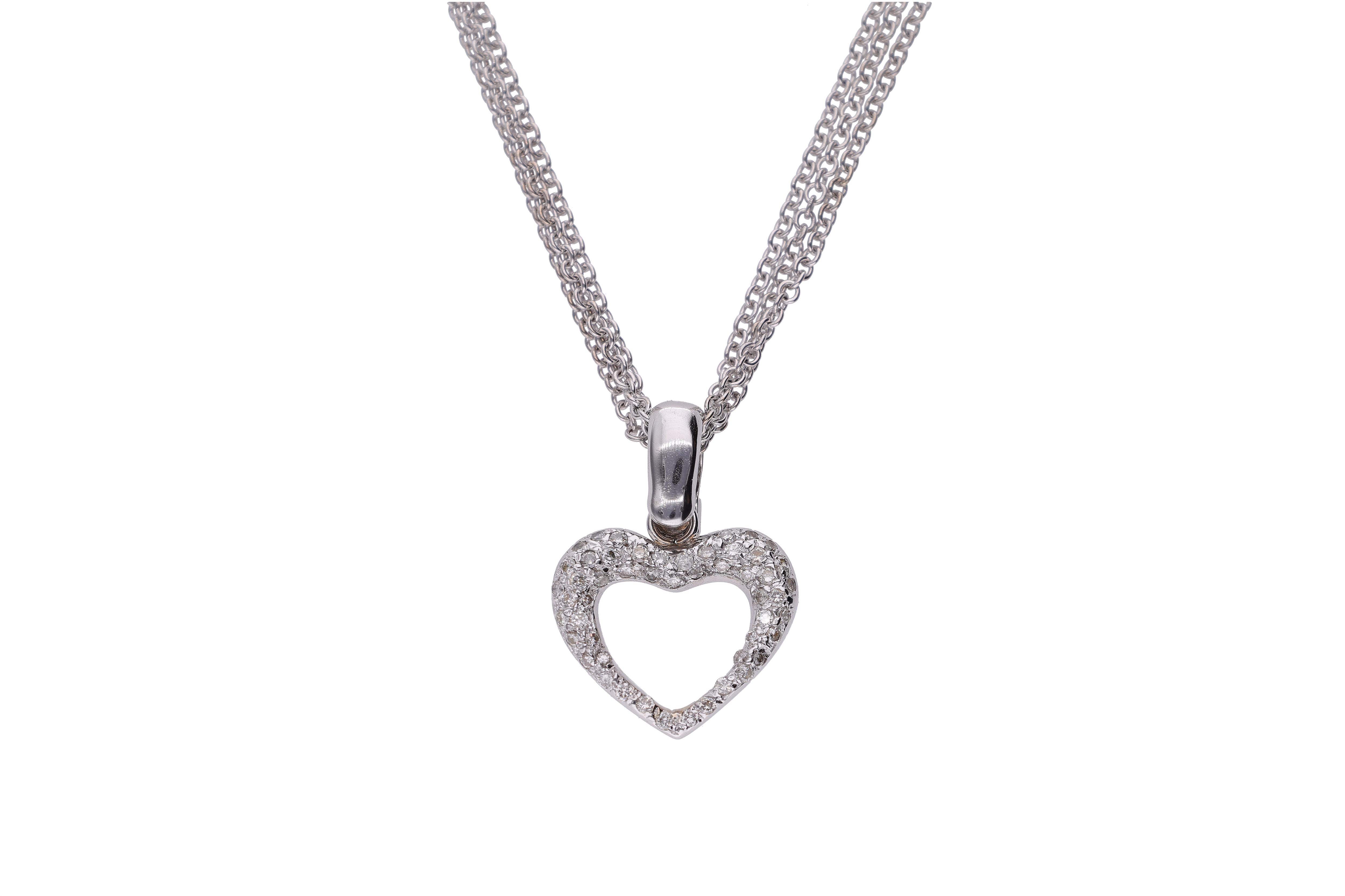 Collana con ciondolo con diamanti - Asta Preziosi