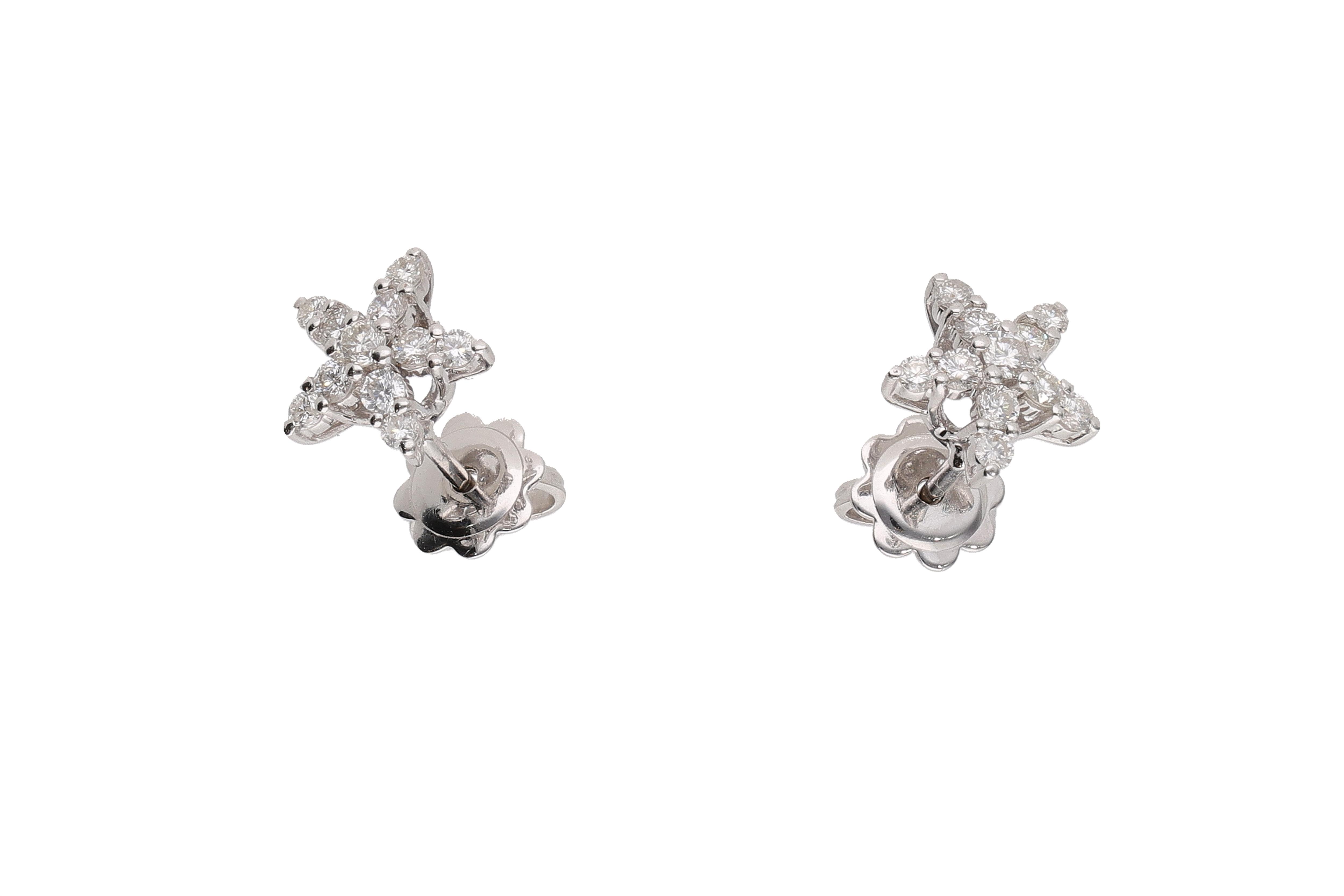 Orecchini con diamanti - Asta Preziosi
