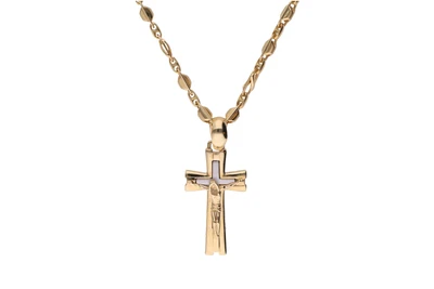 Collana con crocetta - Asta Preziosi