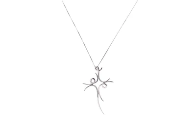 Collana e pendente con diamanti - Asta Preziosi