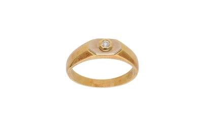 Anello con diamante - Asta Preziosi