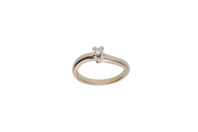 Anello con diamante - Asta Preziosi