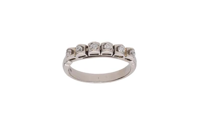 Anello con pietre incolori - Asta Preziosi