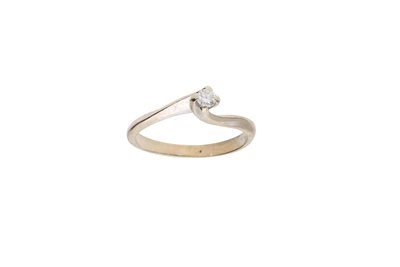 Anello con diamante - Asta Preziosi