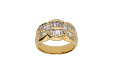 Anello con diamanti - Asta Preziosi