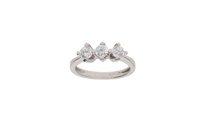 Anello con pietre incolori - Asta Preziosi