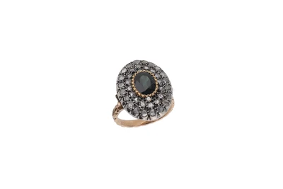 Anello con zaffiro e diamanti - Asta Preziosi