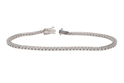 Bracciale con diamanti - Asta Preziosi
