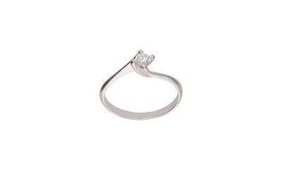 Anello con diamante - Asta Preziosi