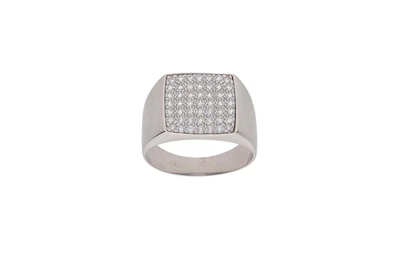 Anello con pietre incolori - Asta Preziosi