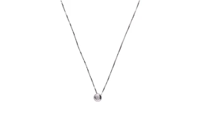 Collier punto luce con diamante - Asta Preziosi