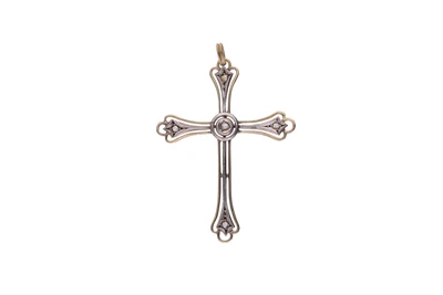 Croce con diamanti - Asta Preziosi