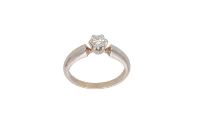 Anello con diamante - Asta Preziosi