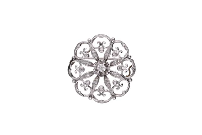 Broche con diamanti - Asta Preziosi