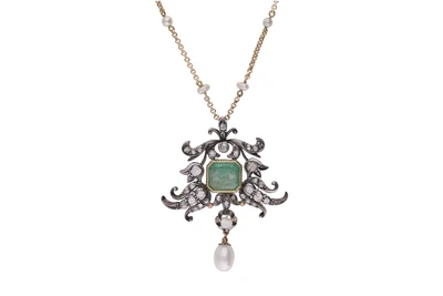 Collana con pendente - Asta Preziosi