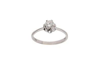 Anello con diamante - Asta Preziosi