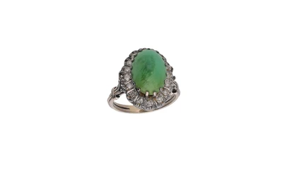 Anello con diamanti e turchese - Asta Preziosi