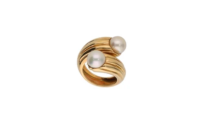 Anello con perle coltivate - Asta Preziosi