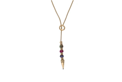 Collana saliscendi con pietre - Asta Preziosi