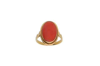 Anello con corallo - Asta Preziosi