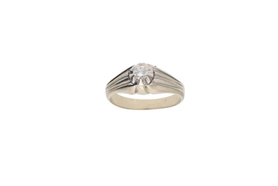 Anello con diamante - Asta Preziosi