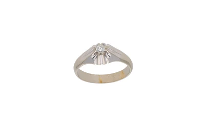Anello con diamante - Asta Preziosi