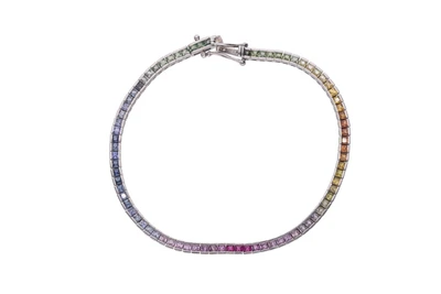 Bracciale con pietre multicolori - Asta Preziosi