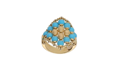 SunDay, anello decorato da pietre - Asta Preziosi